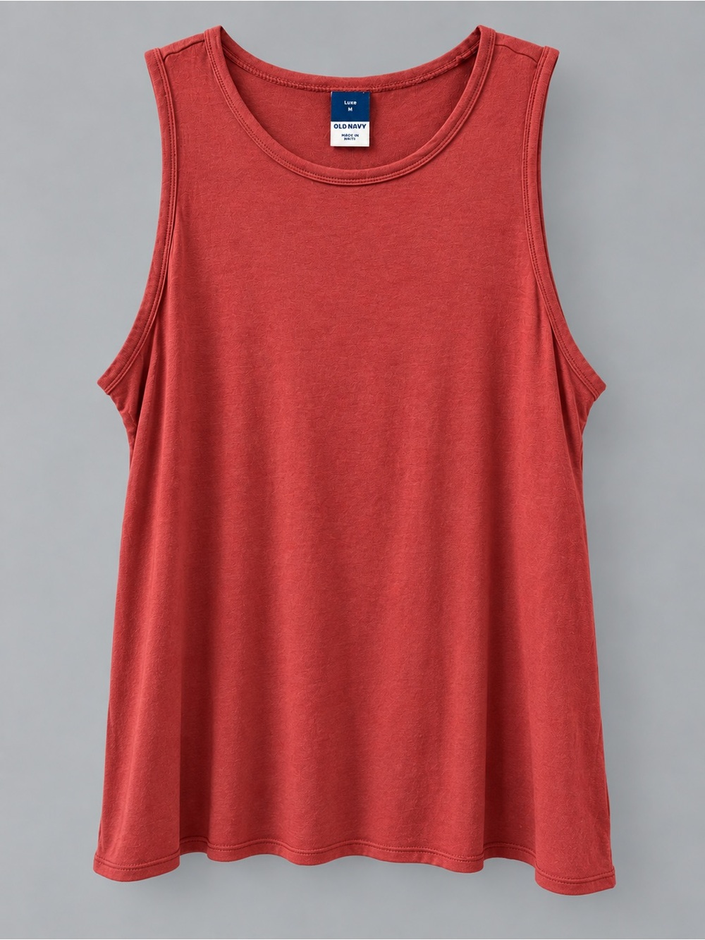 Old Navy Luxe Women’s Medium Rust Sleeveless Flowy Tank Top